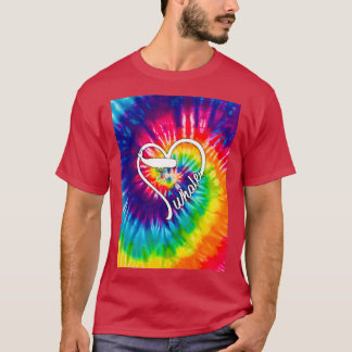 Fullt tie dye Whale T Shirt