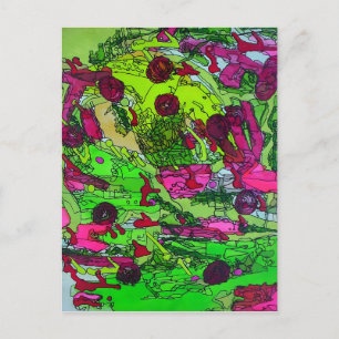 Fullt till Myself Marie Gage Abstrakt Fine Art Vykort