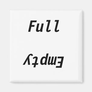 Fullt Tomma kylskåp Magnet