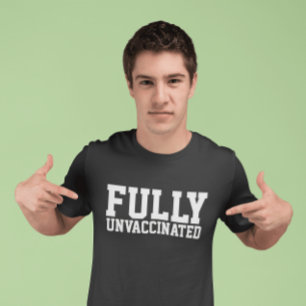 FULLT UT VACCINERADE Mörk T-Shirts