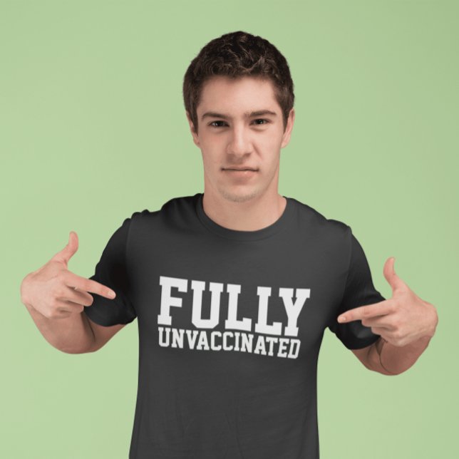 FULLT UT VACCINERADE Mörk T-Shirts (Skapare uppladdad)