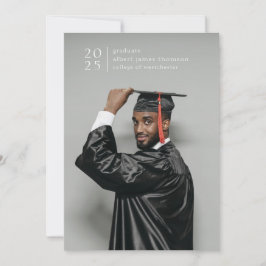 fullt utfaller ett modernt, enkelt foto fet år meddelande