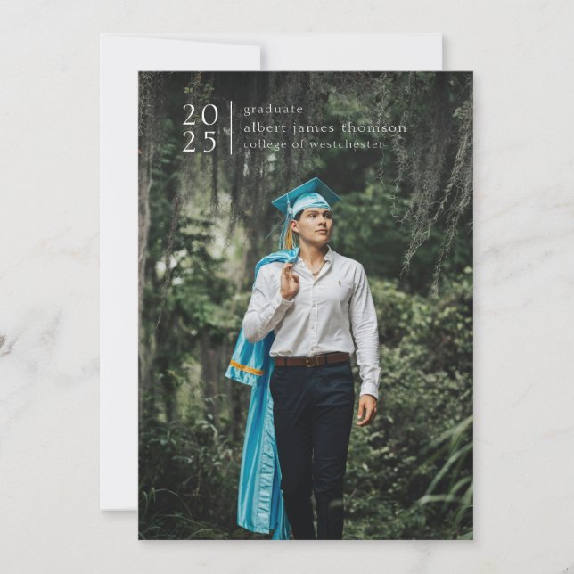 fullt utfaller ett modernt, enkelt foto fet år meddelande (Framsida)