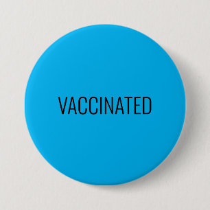 FULLT VACCINERAD BLÅ DESIGN KNAPP