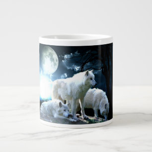 Fullt Varg Måne Jumbo Mugg