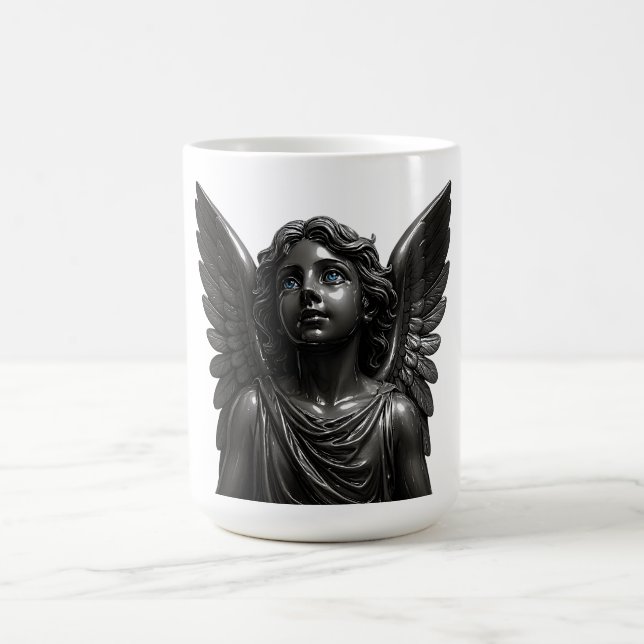 Fullt-Vinge Metall Angel Kaffemugg (Center)