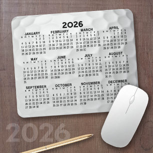 Fullt visningskalender - vågrät musmatta