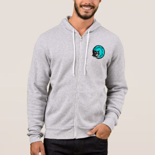 Fullt zip chemo coola cathoodie t shirt