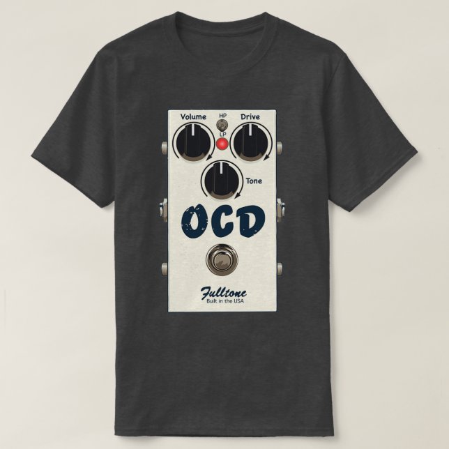 Fulltone OCD Guitar Pedal T Shirt (Design framsida)