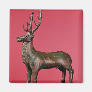 Fullvuxen hankronhjort magnet