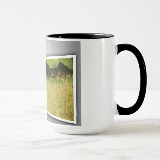Fullvuxen hankronhjort mugg (Höger)