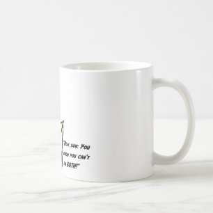 Fullvuxen övre humor för Ukulele Kaffemugg