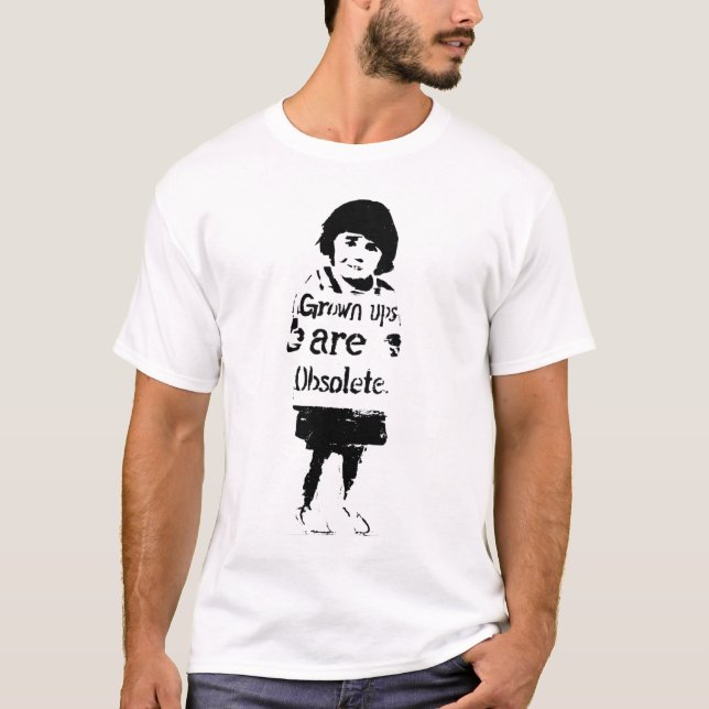 Fullvuxna Ups är föråldrad T-shirt (Framsida)