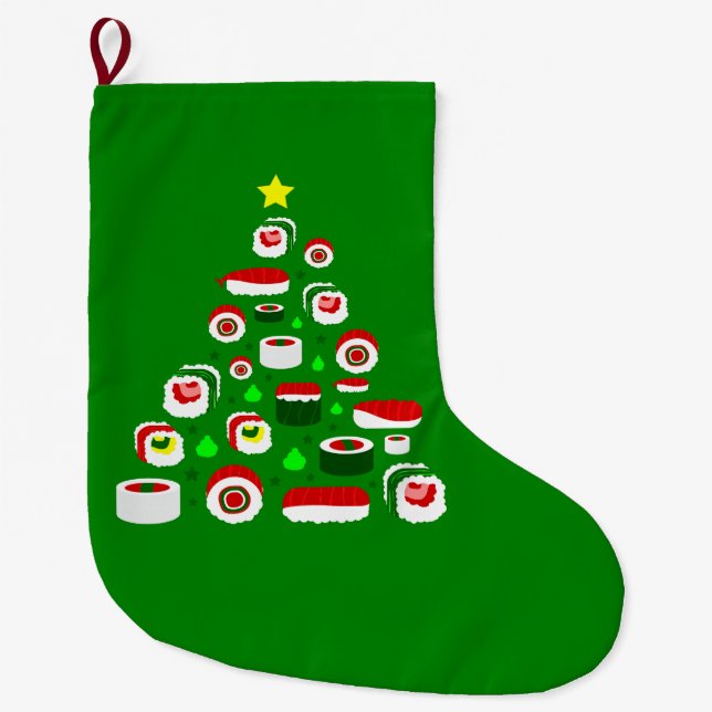 fulo julgran sushii stor julstrumpa (Framsidan)