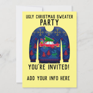 FULSFULDRIG JULPARTY INVITATIONER INBJUDNINGAR