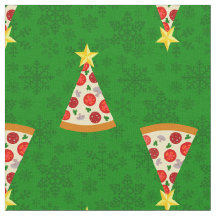 fulständig julpizza träd rolig italiensk jul grön