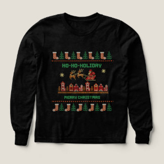 Fulständig jultröja för barn Santa skjorta T Shirt