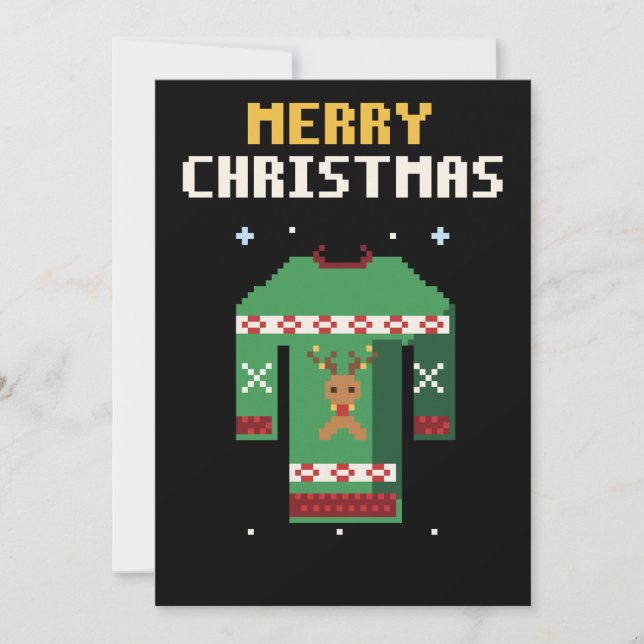 Fulständig Pixelkonst Julkort (Framsida)