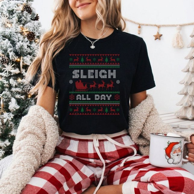 Fulständig slädfärd ful jultröja t shirt (Skapare uppladdad)