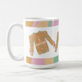 Fulstassig jultröja Groovy jul rosa jordnära Kaffemugg