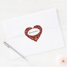 Fulstyg jultröja mössa halsduk röd vit hjärtformat klistermärke