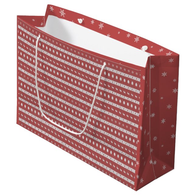 Fult Chic Red Gift Bag (Framsidan Vinklad)
