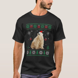 Fult jul Pajama Sweater Polar Bear Animals L T Shirt