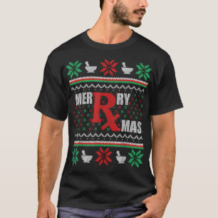 Fult julsötare Pharmacy Tech God jul Ph T Shirt