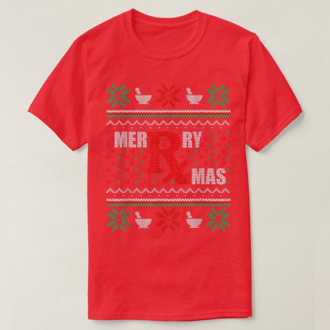 Fult julsötare Pharmacy Tech God jul Ph T Shirt (Design framsida)
