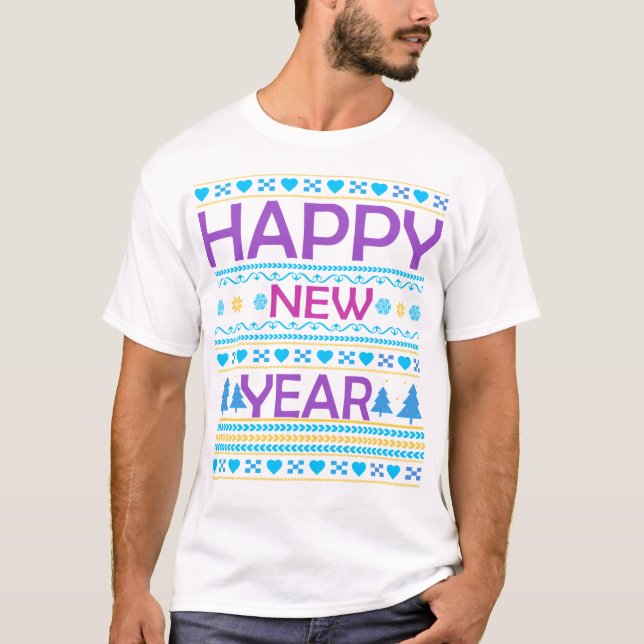 Fult julsötare Roligt för nyare X-mas-sötare T Shirt (Framsida)