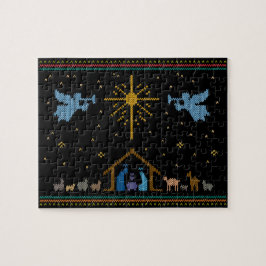 Fult, söt design, kristen Religiösa Pussel