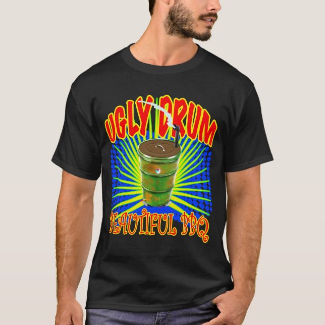 Fult trumma BBQ Tee (Framsida)