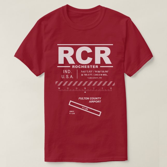 Fulton County Airport RCR T-Shirt (Design framsida)