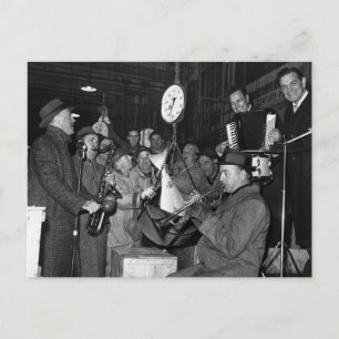 Fulton Fish Band, 1962 Vykort