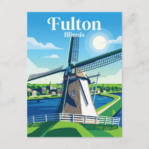 Fulton Illinois Vykort