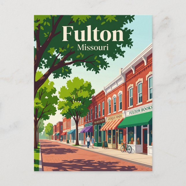 Fulton Missouri Vykort (Framsida)