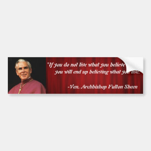 Fulton Sheen bildekal
