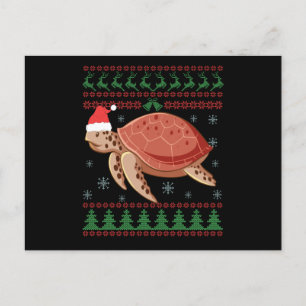 Fulttermosaik Julful T-shirt för Reptilälskare Vykort