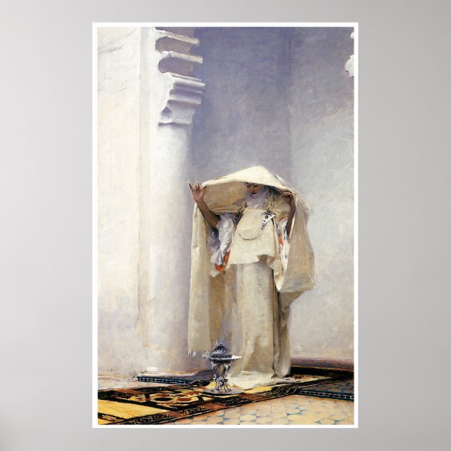 Fumee d'ambre gris (Tangiers), 1880 Poster (Framsidan)