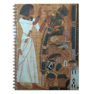 Fumigationen av Osiris, sida från boken av th Anteckningsbok
