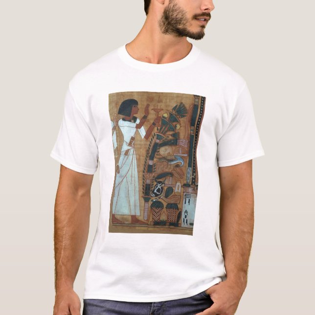 Fumigationen av Osiris, sida från boken av th Tee Shirt (Framsida)