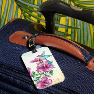 Fumingbird Watercolor Luggage Tag Bagagebricka