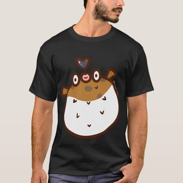 Fumlig blåsfisk t shirt (Framsida)