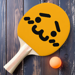 Fumtöfft Ansikte Orange Pingisbord Pingisracket