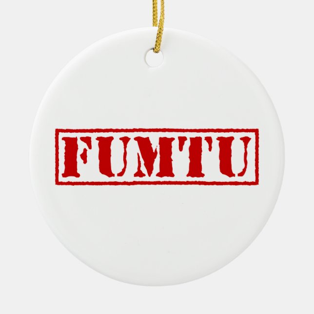 FUMTU JULGRANSPRYDNAD KERAMIK (Framsidan)