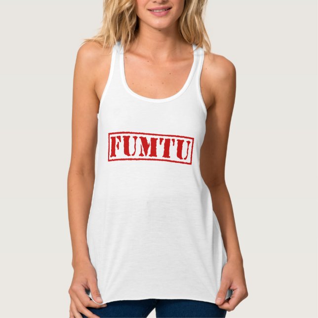 FUMTU LINNE MED RACERBACK  (Framsida)