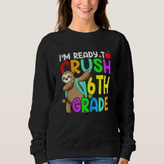 Fun 6th Fourth Grade Dabbing Sloth Back To School  T Shirt