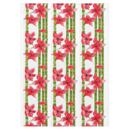 FUN AND FABULOUS POINSETTIA TABLECLOTH