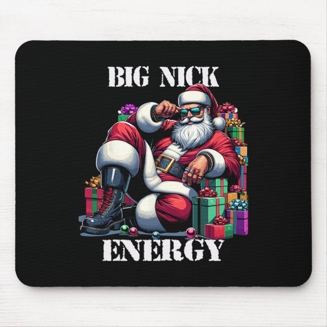 Fun Big Nick Energy Fun Santa Claus Christmas Xmas Musmatta (Framsidan)