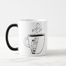 FUN BLACK & WHITE freehand drawing original Magisk Mugg